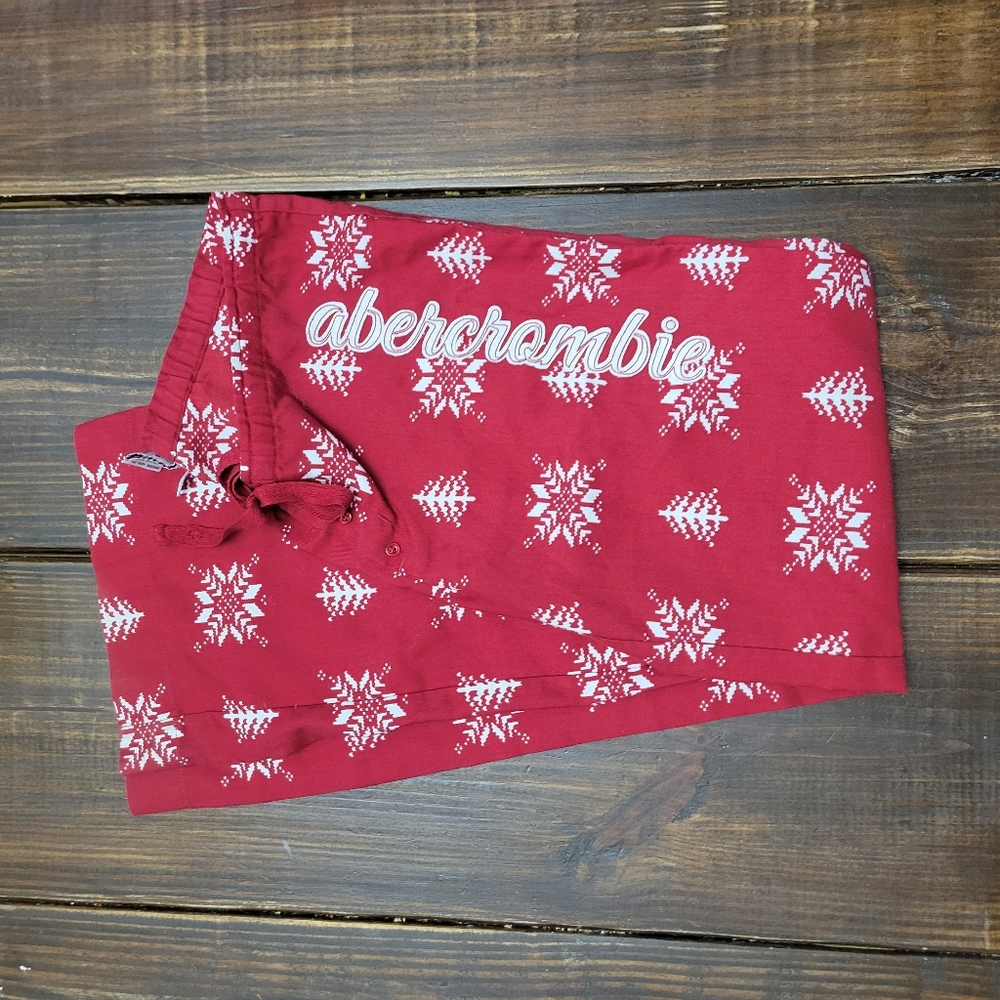 Abercrombie Red Pajama Pants